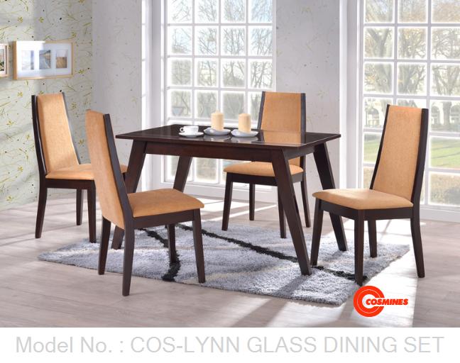COS-LYNN GLASS DINING SET